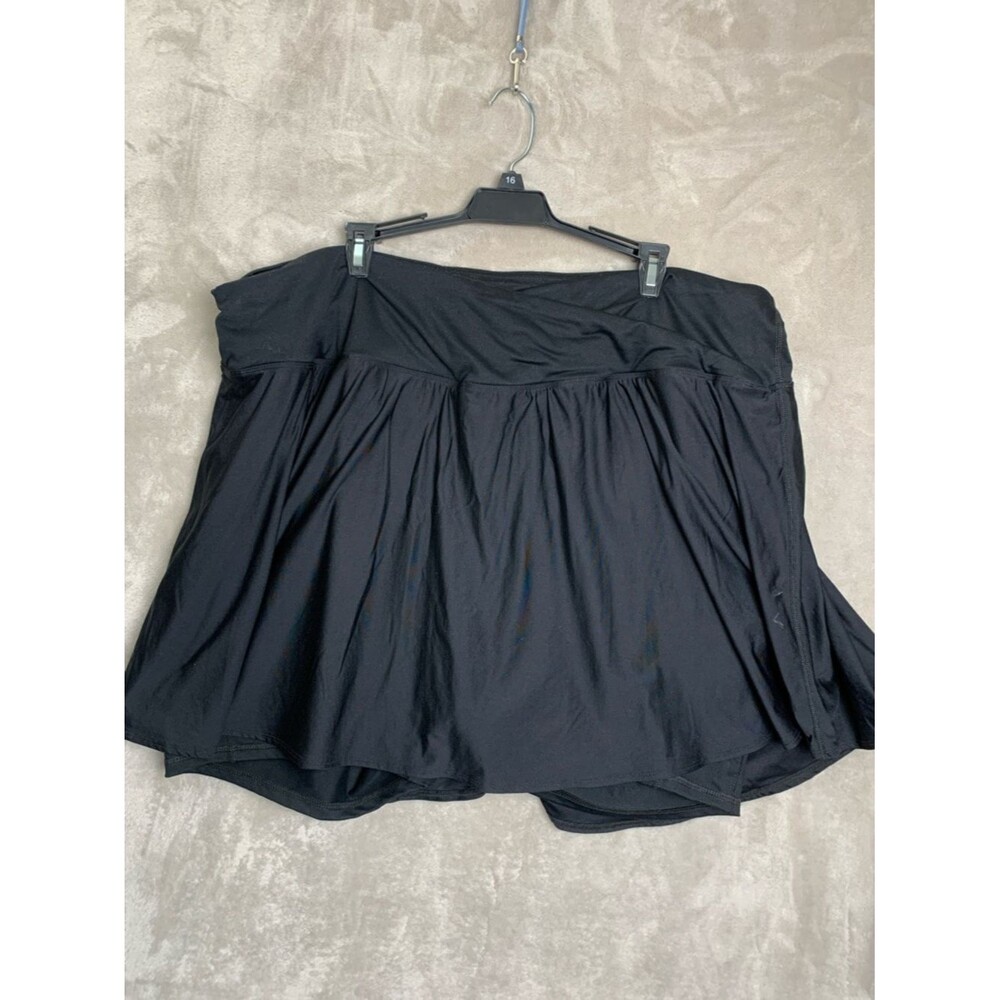 torrid Black Swim Sarong Skirt with Built-In Shorts